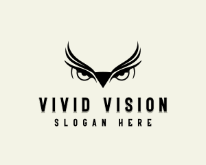 Surveillance Owl Eye logo design