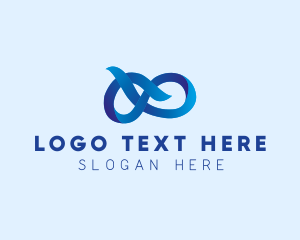 Ribbon Infinite Loop  Logo