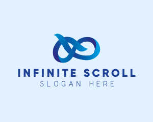 Ribbon Infinite Loop  logo design