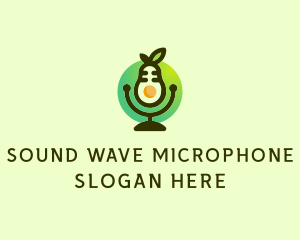 Microphone Avocado Podcast logo