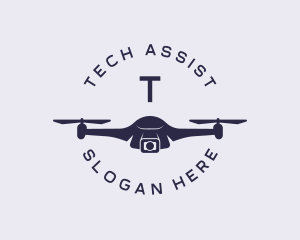 Tech Drone Camera logo design