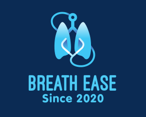 Respiratory Lung Check Up logo design