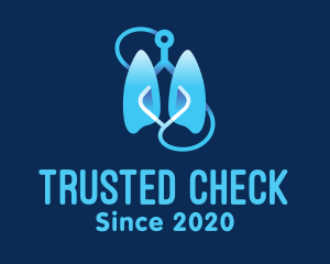 Respiratory Lung Check Up logo design