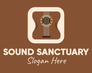 Acoustic Guitar Mobile Application logo