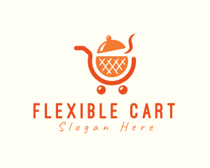  Cooking Shopping Cart logo design