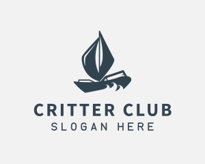 Modern Boat Sailing logo design