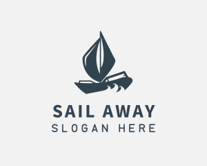 Modern Boat Sailing logo