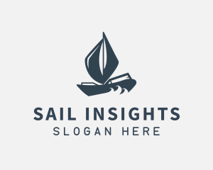 Modern Boat Sailing logo