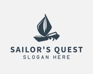 Modern Boat Sailing logo