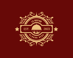 Flame Bistro Restaurant logo design