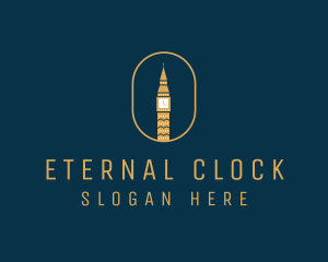 Wristwatch Clock Tower logo design