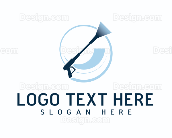 Pressure Washing Business Logo