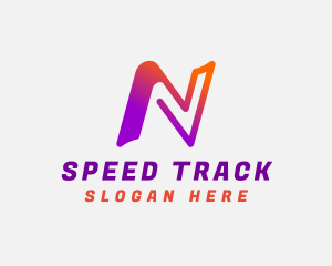 Digital  App Letter N Logo
