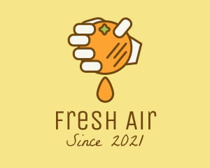 Fresh Orange Squeeze  logo design