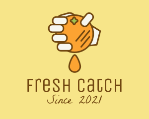 Fresh Orange Squeeze  logo design