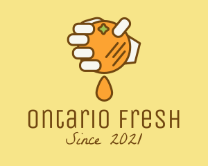 Fresh Orange Squeeze  logo design