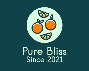 Fresh Orange Fruit logo