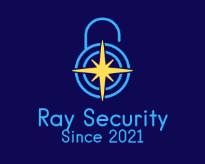 Star Security Lock  logo design