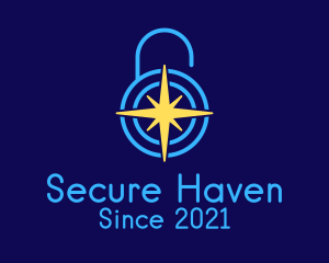 Star Security Lock  logo design
