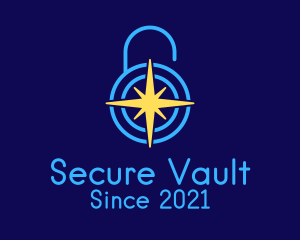 Star Security Lock  logo design