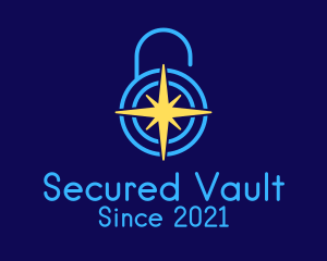 Star Security Lock  logo design