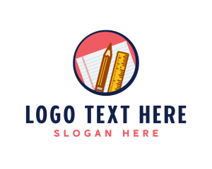 School Pencil Ruler logo