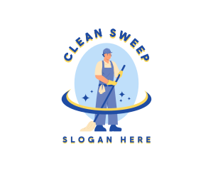 Cleaning Janitor Mop logo