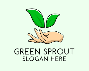 Seedling Hand Gardening logo