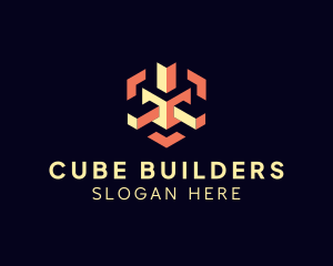 Modern Cube Box logo design