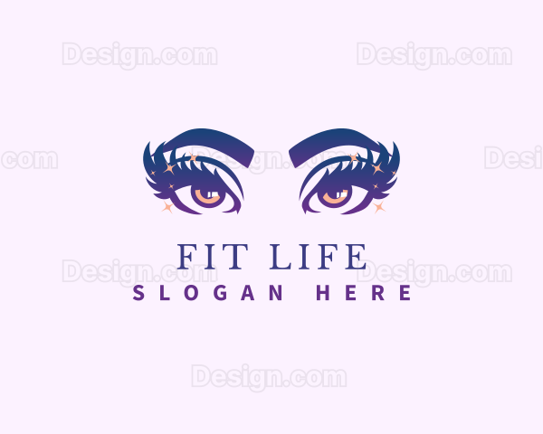 Eye Beauty Eyelash Logo
