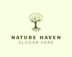 Leaf Tree Nature logo design