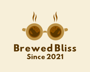 Coffee Cup Sunglasses  logo design