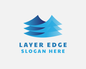 3D Paper Layer Business logo