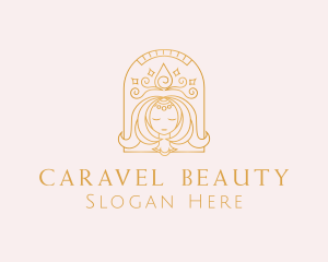 Crown Beauty Queen logo design