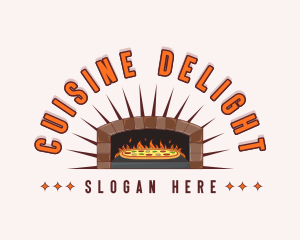 Pizza Oven Restaurant logo design