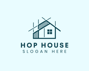 House Structure Architecture logo design