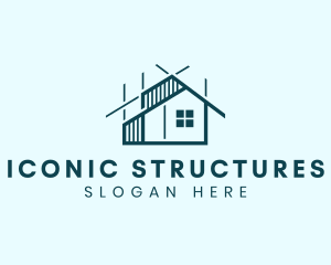 House Structure Architecture logo design