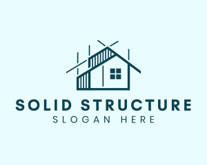 House Structure Architecture logo design