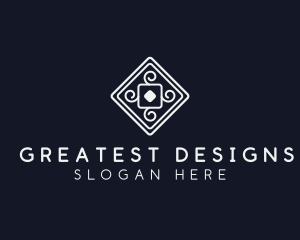 Interior Design Floor Tile logo design