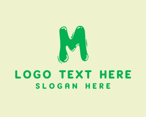 Letter - Liquid Soda Letter M logo design