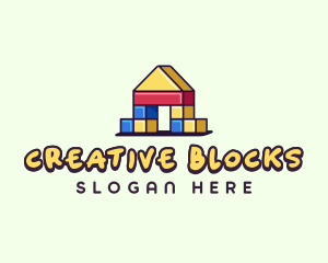 Kids Play Blocks logo