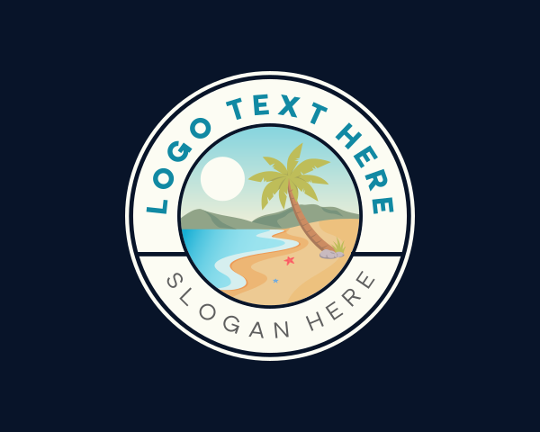 Beach logo example 2