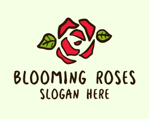 Rose Petals Garden logo design