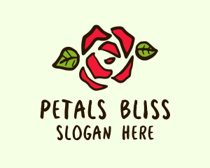 Rose Petals Garden logo design