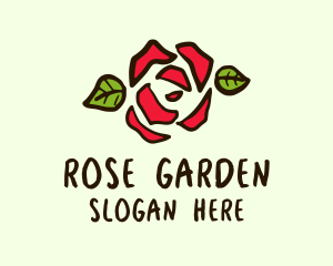 Rose Petals Garden logo design