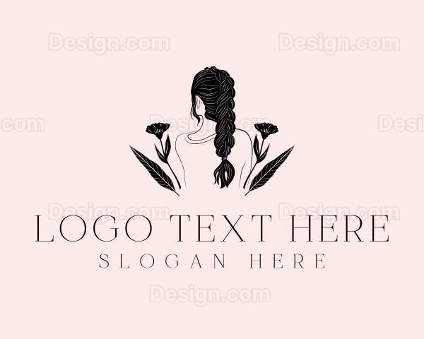 Hair Woman Braid Logo