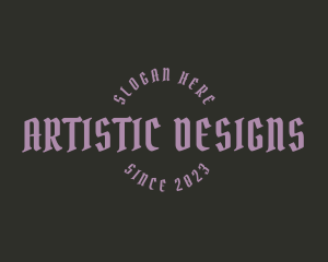 Urban Gothic Artist logo design