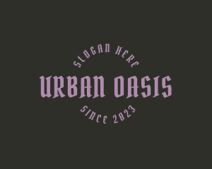 Urban Gothic Artist logo design