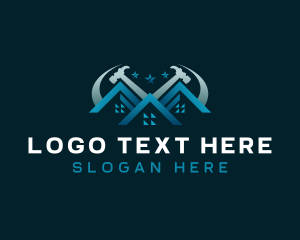 Roofing Hammer Construction logo