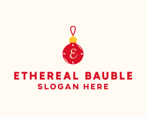 Christmas Ball Bauble logo design